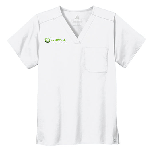 Wink® Unisex WorkFlex Chest Pocket V-Neck Top - Everwell