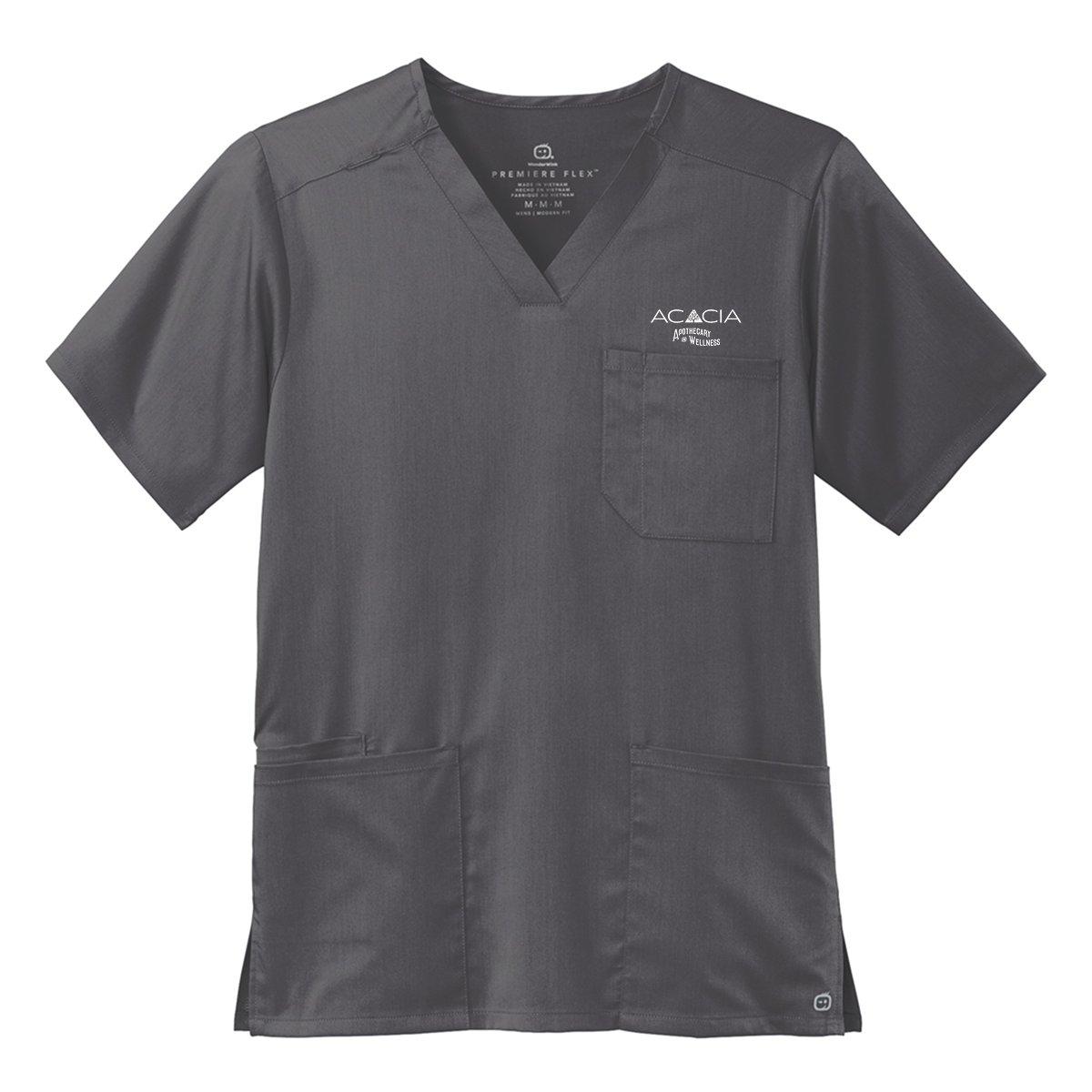 Wink® Men's Premiere Flex™ V-Neck Top - Acacia