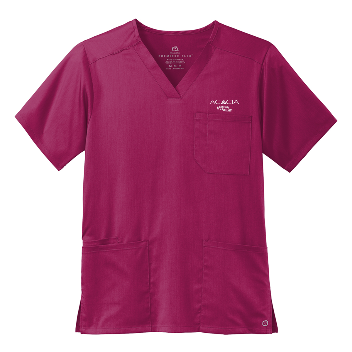 Wink® Men's Premiere Flex™ V-Neck Top - Acacia