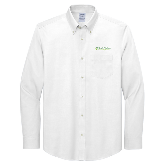 Brooks Brothers® Wrinkle-Free Stretch Pinpoint Shirt - Rock Valley