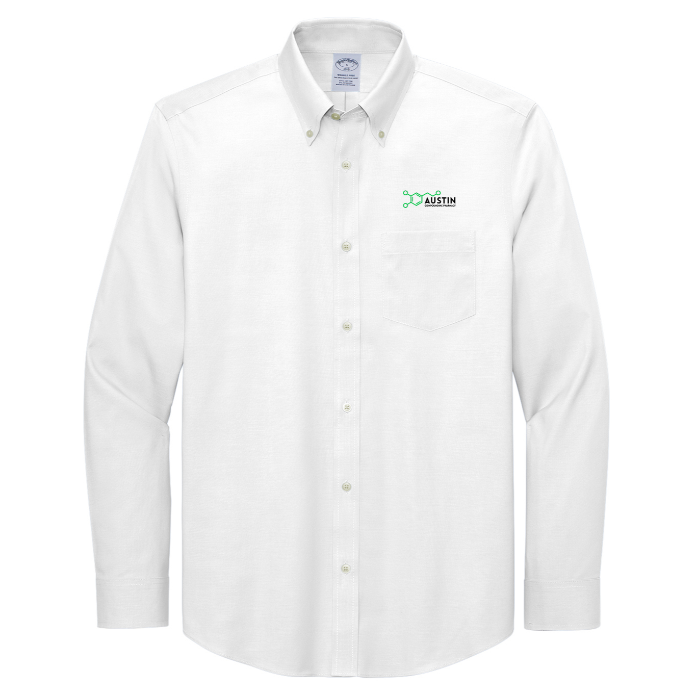 Brooks Brothers® Wrinkle-Free Stretch Pinpoint Shirt - Austin