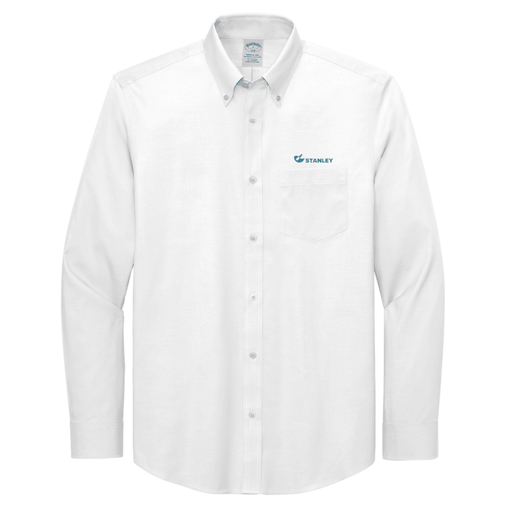 Brooks Brothers® Wrinkle-Free Stretch Pinpoint Shirt - Stanley