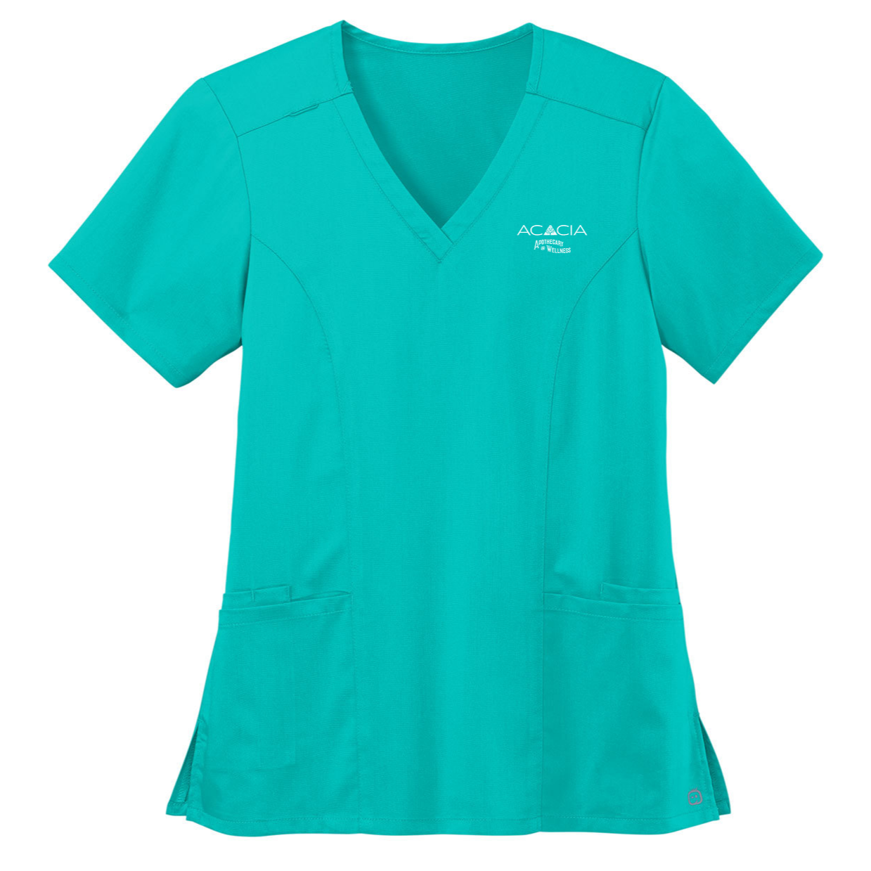 Wink® Women’s Premiere Flex™ V-Neck Top - Acacia