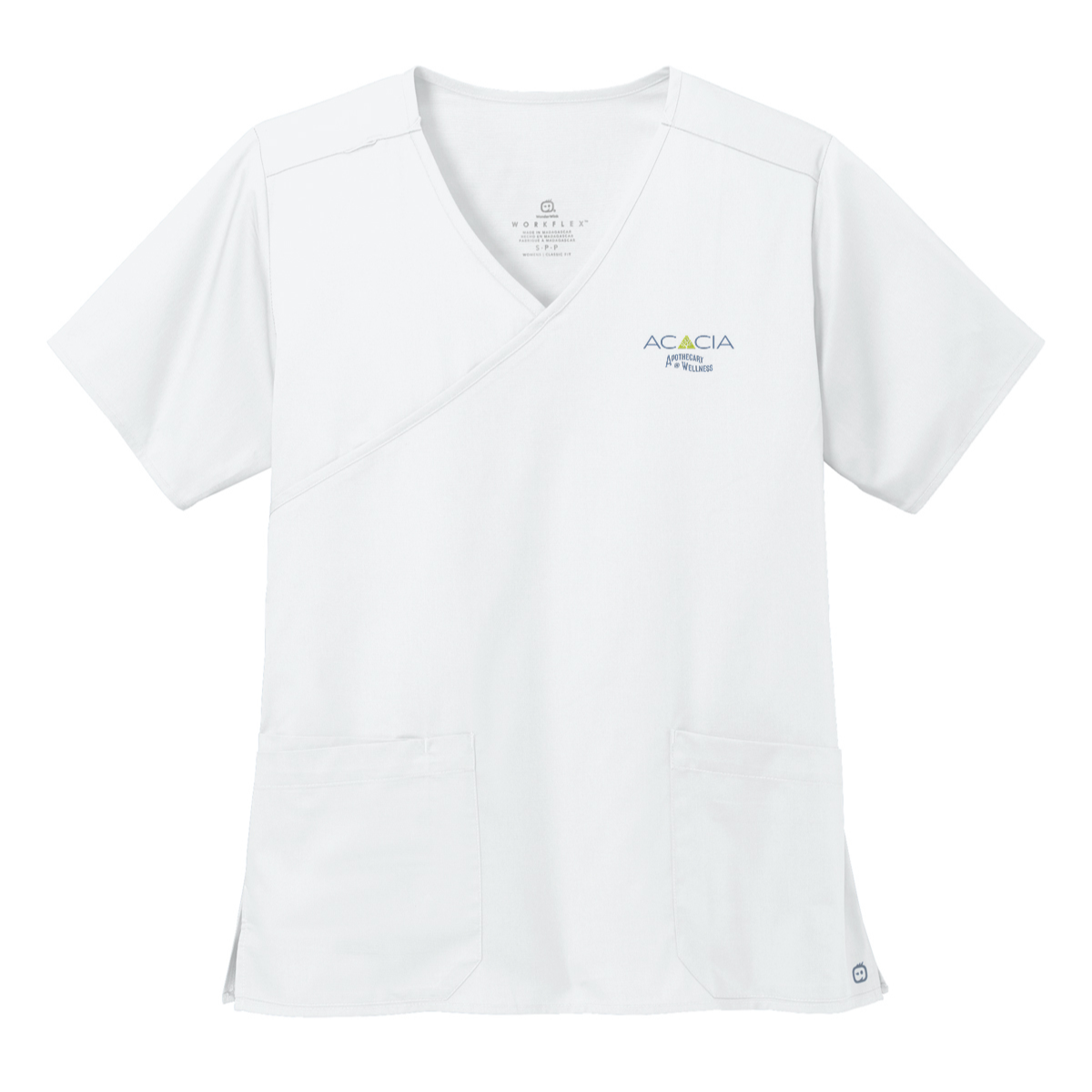 Wink® Women’s WorkFlex™ Mock Wrap Top - Acacia