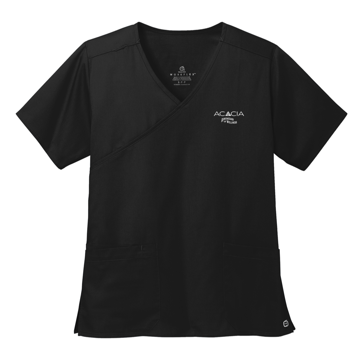 Wink® Women’s WorkFlex™ Mock Wrap Top - Acacia