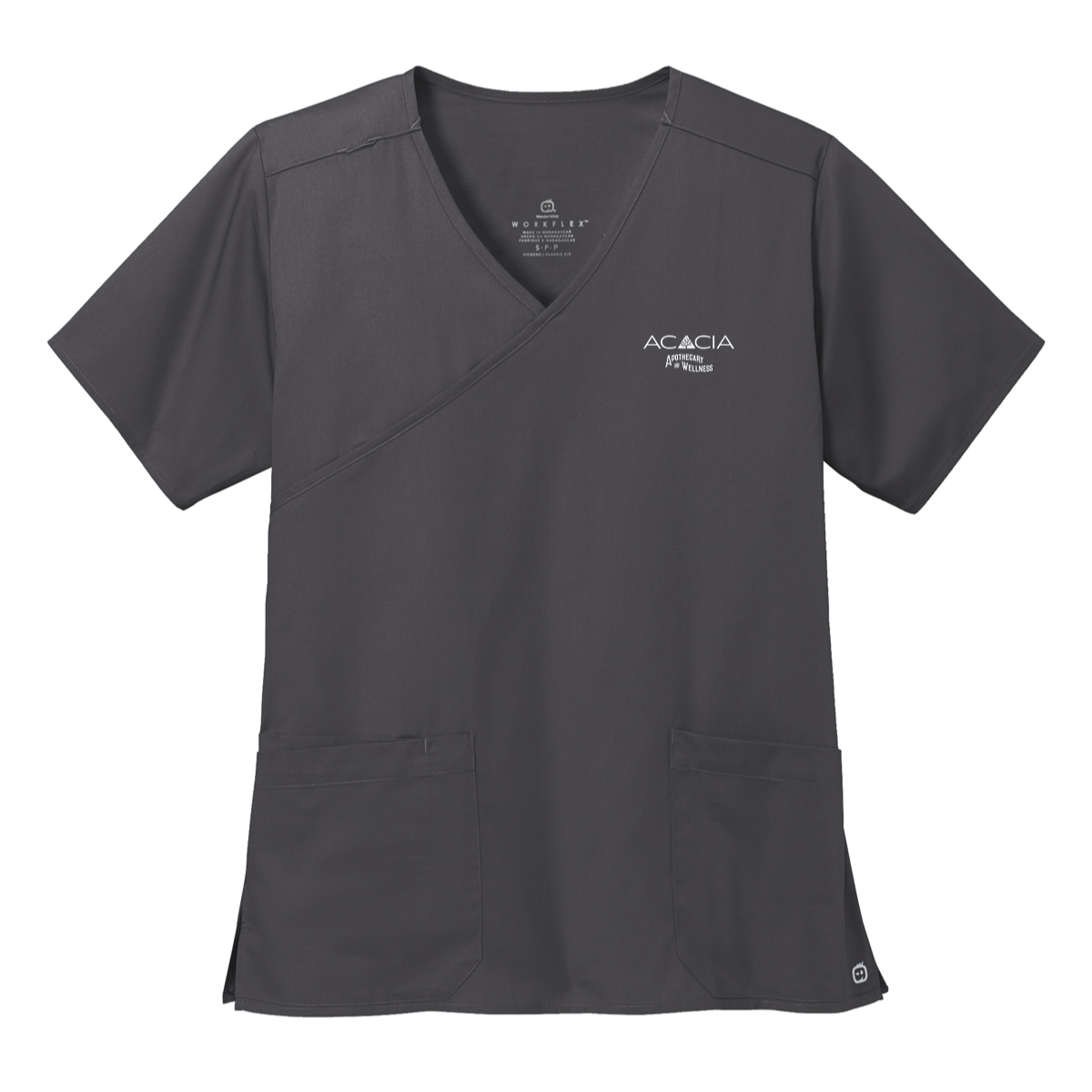 Wink® Women’s WorkFlex™ Mock Wrap Top - Acacia