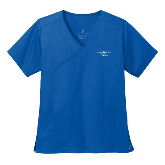 Wink® Women’s WorkFlex™ Mock Wrap Top - Acacia