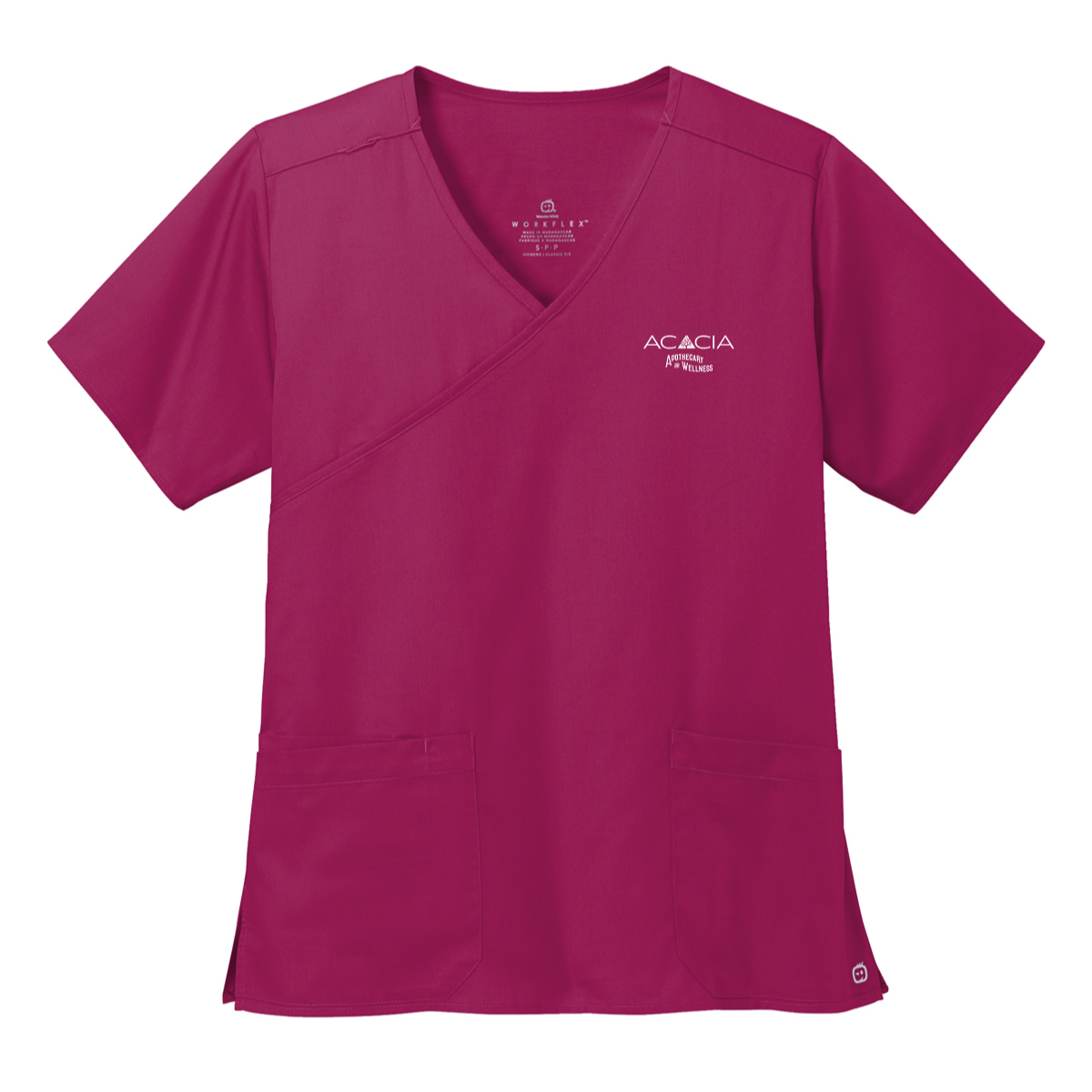 Wink® Women’s WorkFlex™ Mock Wrap Top - Acacia