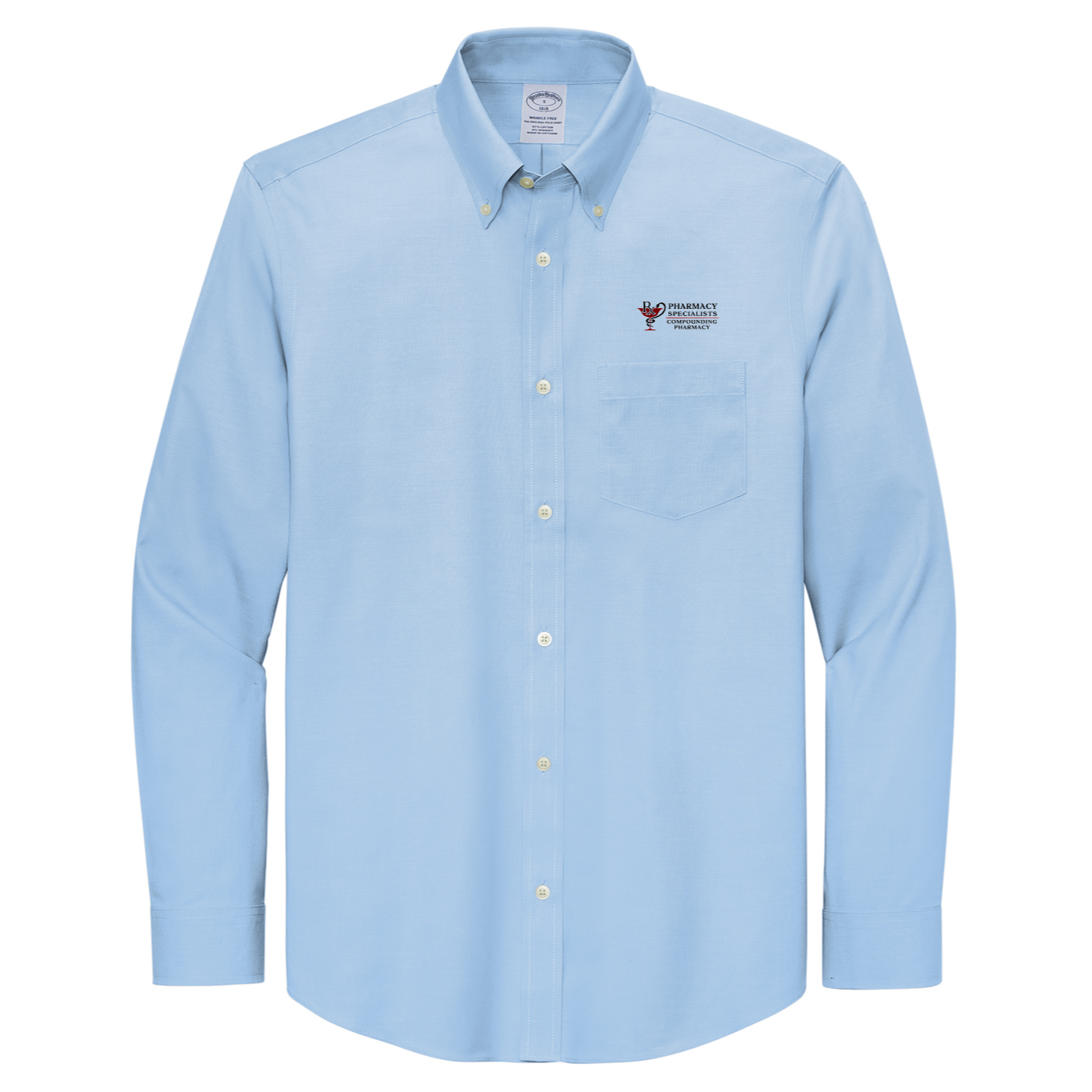 Brooks Brothers® Wrinkle-Free Stretch Pinpoint Shirt - Pharmacist Specialists