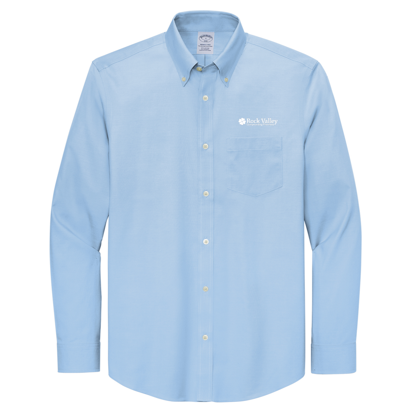 Brooks Brothers® Wrinkle-Free Stretch Pinpoint Shirt - Rock Valley