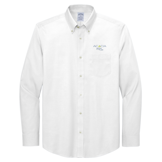 Brooks Brothers® Wrinkle-Free Stretch Pinpoint Shirt - Acacia
