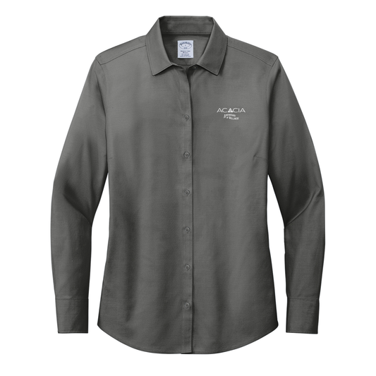 Brooks Brothers® Women’s Wrinkle-Free Stretch Pinpoint Shirt - Animal Health
