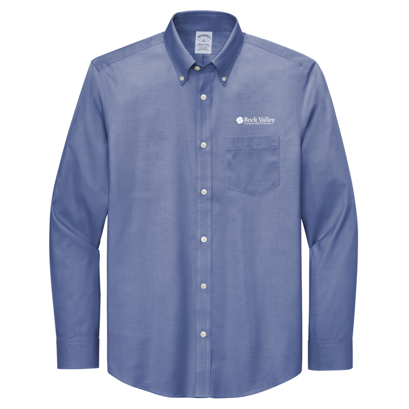 Brooks Brothers® Wrinkle-Free Stretch Pinpoint Shirt - Rock Valley
