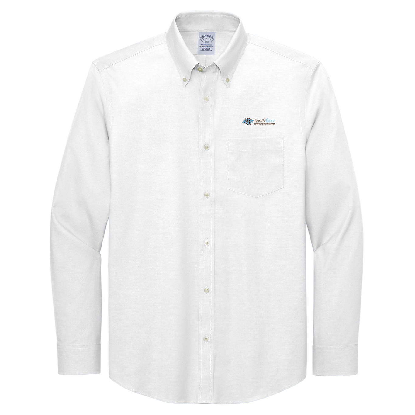 Brooks Brothers® Wrinkle-Free Stretch Pinpoint Shirt - South River