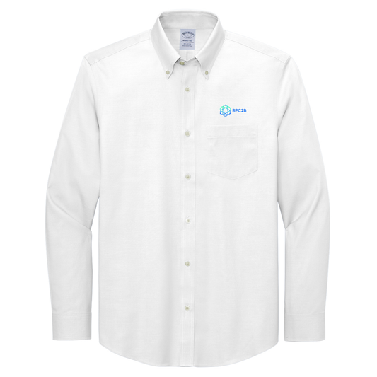 Brooks Brothers® Wrinkle-Free Stretch Pinpoint Shirt - RPC2B