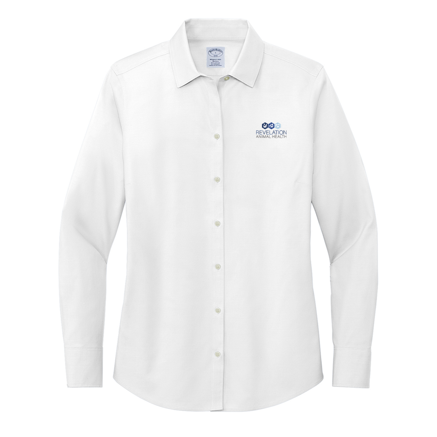 Brooks Brothers® Women’s Wrinkle-Free Stretch Pinpoint Shirt - Animal Health