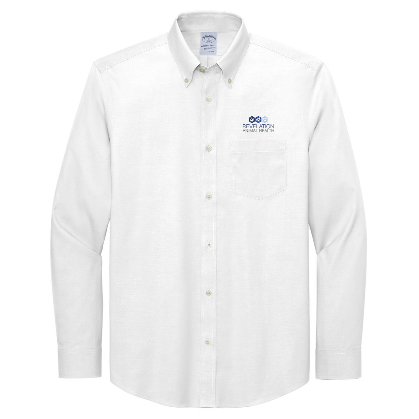 Brooks Brothers® Wrinkle-Free Stretch Pinpoint Shirt - Animal Health