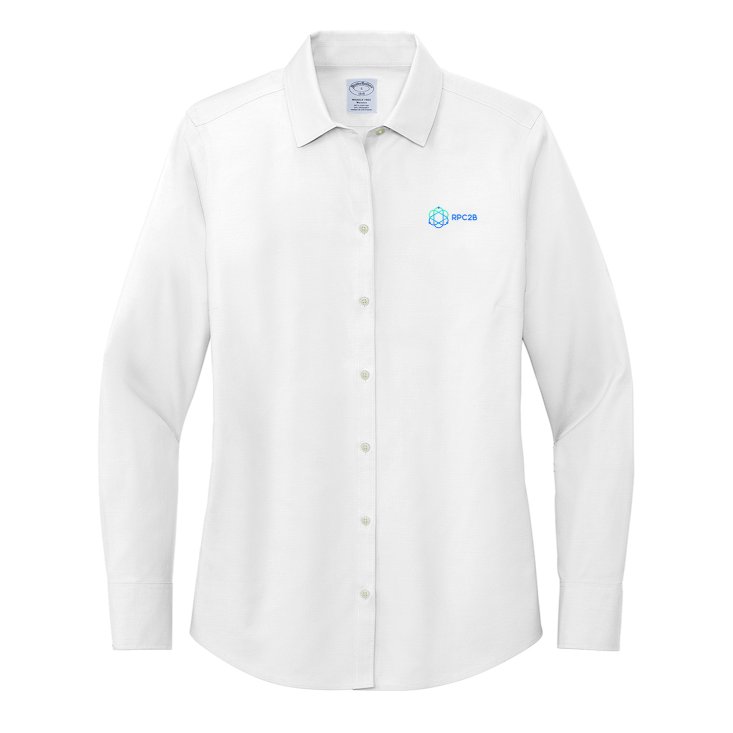 Brooks Brothers® Women’s Wrinkle-Free Stretch Pinpoint Shirt - RPC2B
