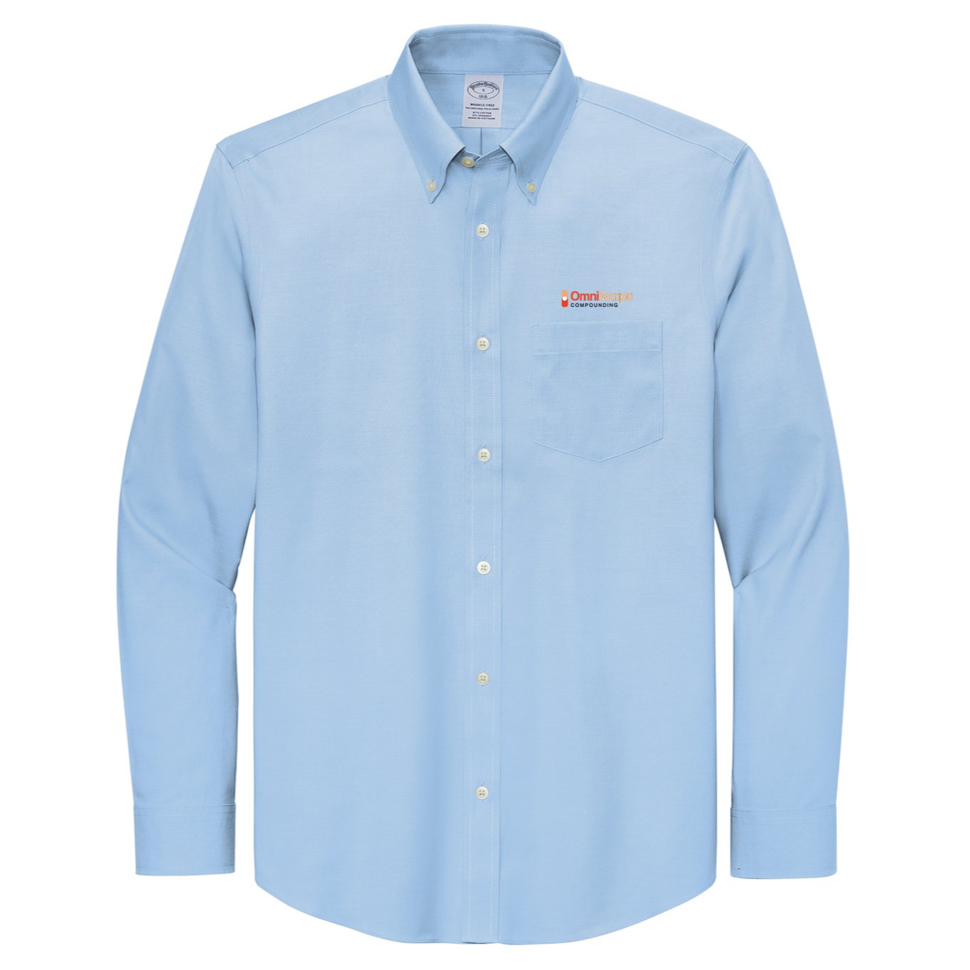 Brooks Brothers® Wrinkle-Free Stretch Pinpoint Shirt - OmniScript