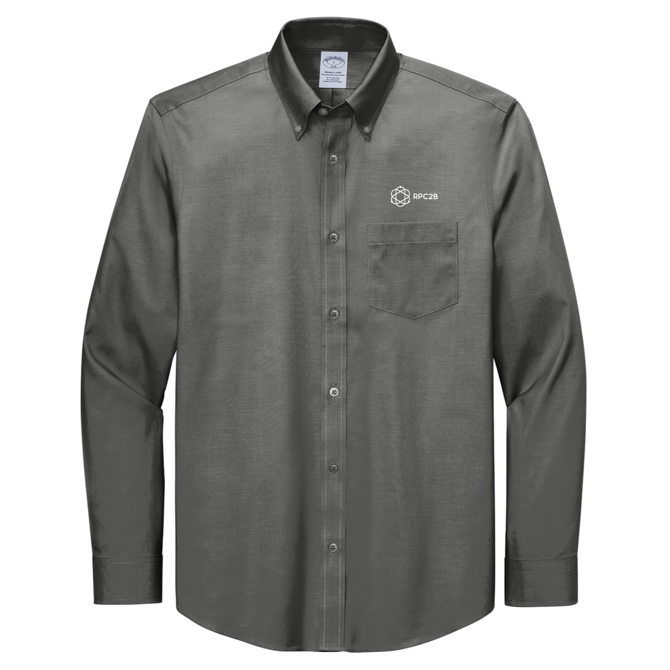 Brooks Brothers® Wrinkle-Free Stretch Pinpoint Shirt - RPC2B
