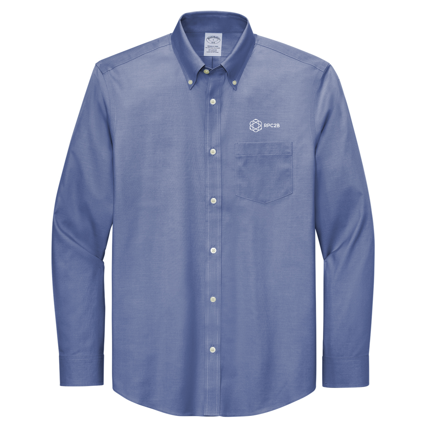 Brooks Brothers® Wrinkle-Free Stretch Pinpoint Shirt - RPC2B