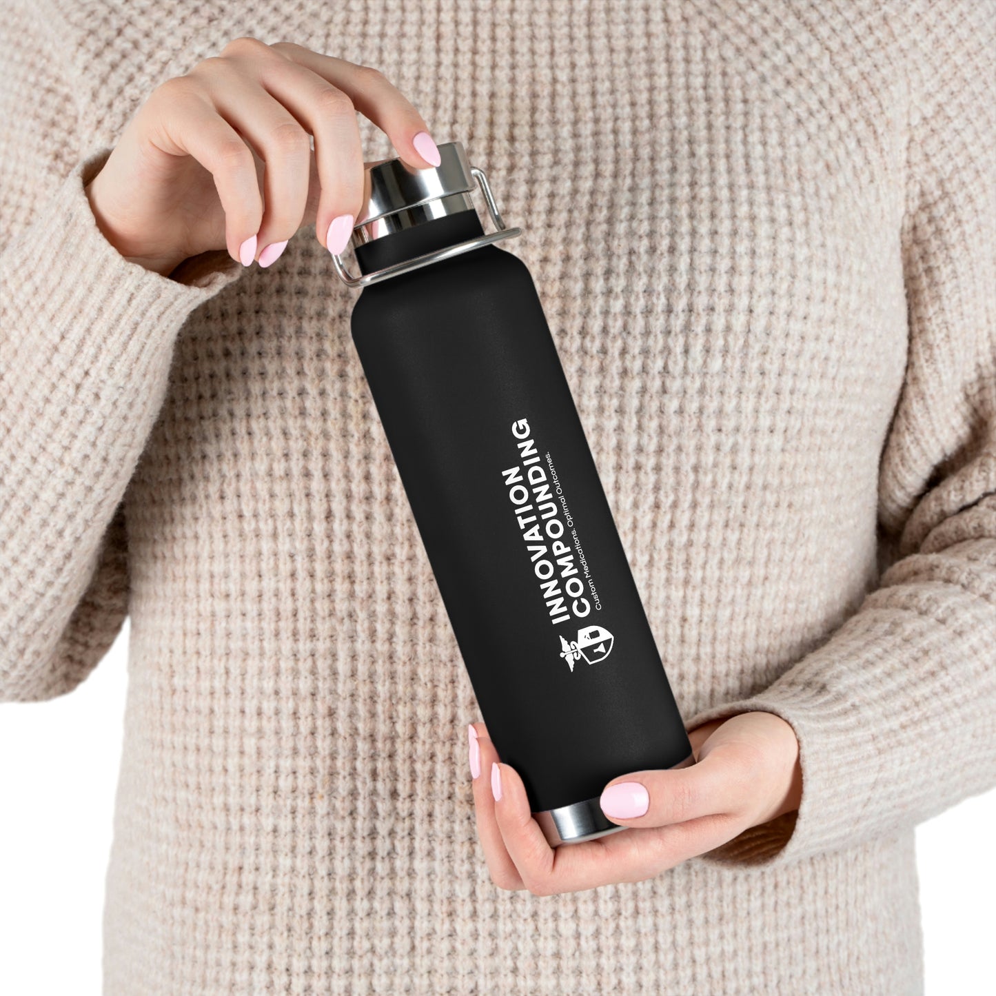 Copper Vacuum Insulated Bottle, 22oz - Innovation Compounding