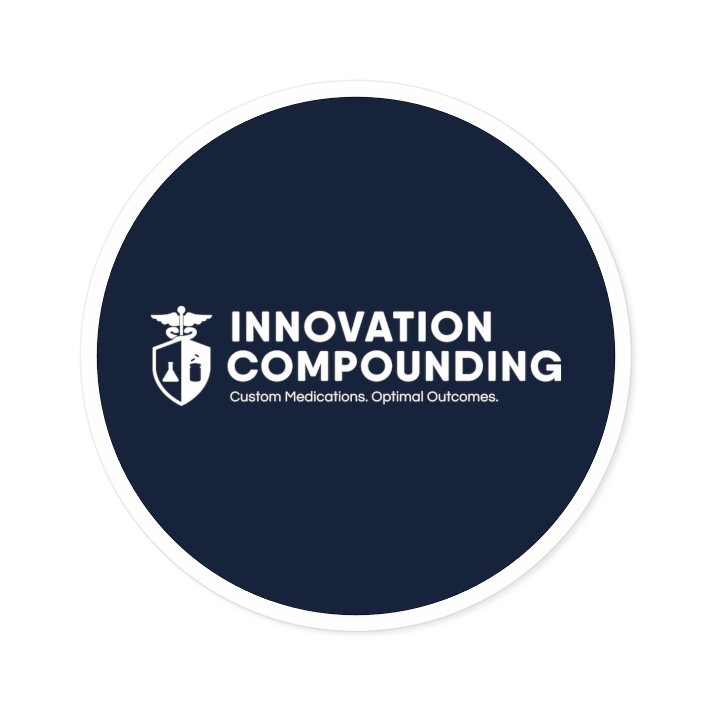 Round Stickers, Indoor\Outdoor - Innovation Compounding